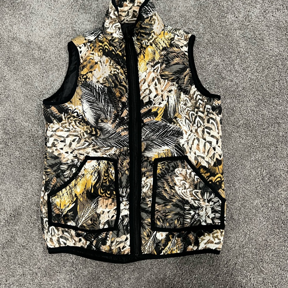 Printed Puffer Vest